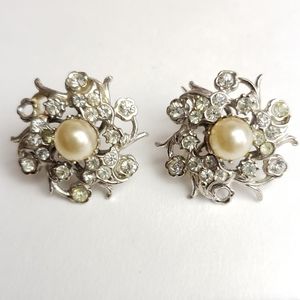 Antique clip on earrings